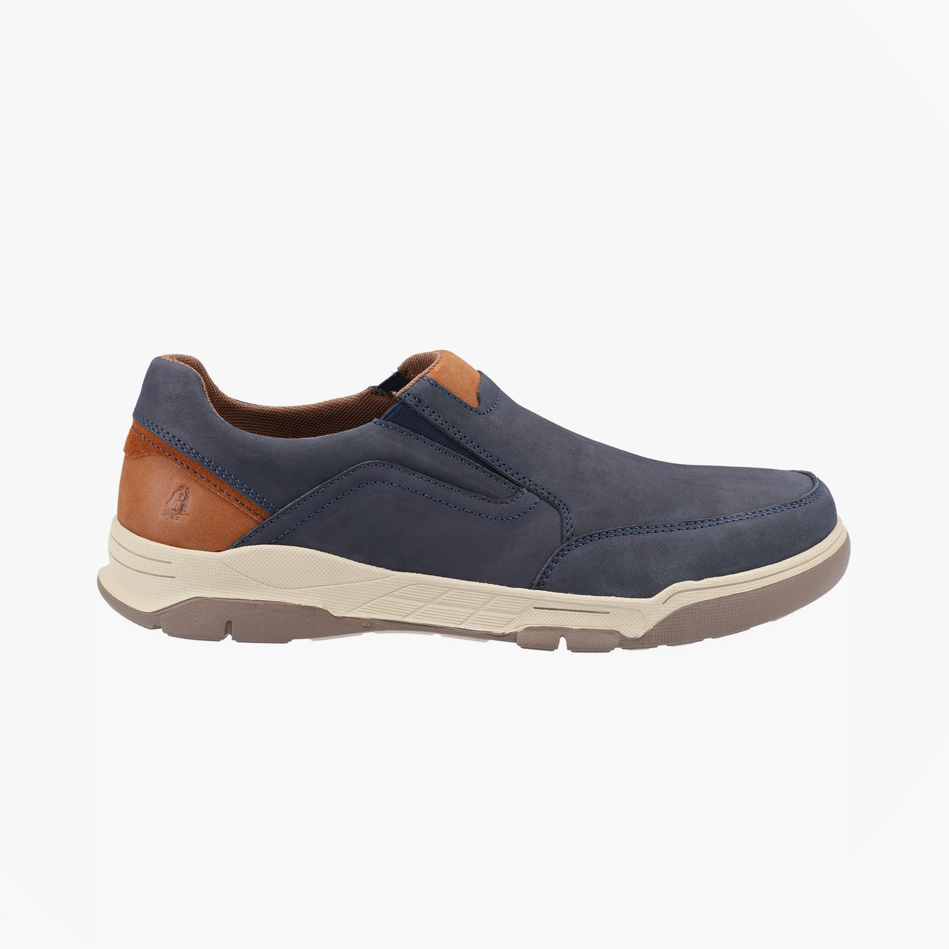Hush Puppies FLETCHER Mens Slip On Shoes Navy