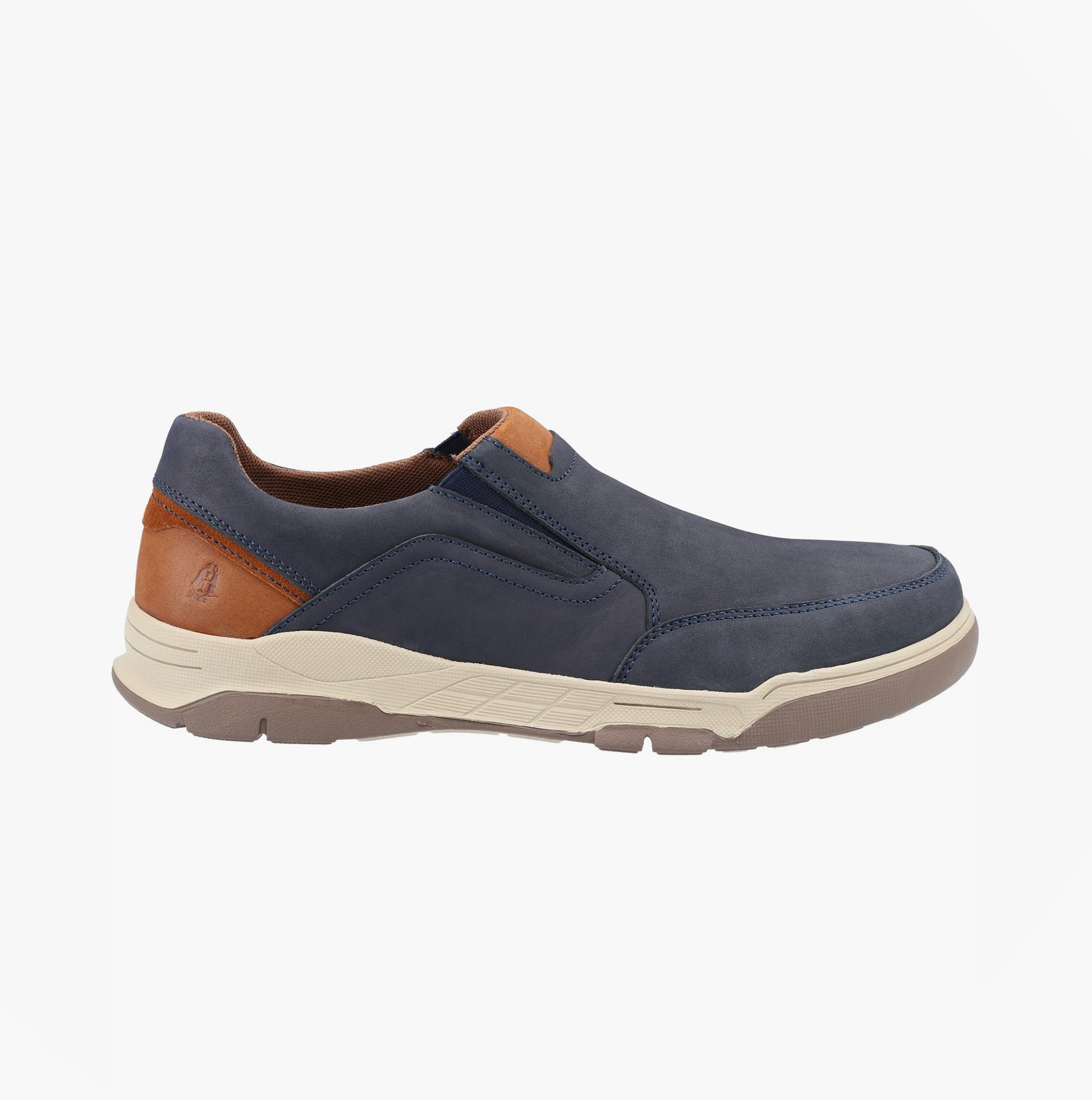 Hush Puppies FLETCHER Mens Slip On Shoes Navy