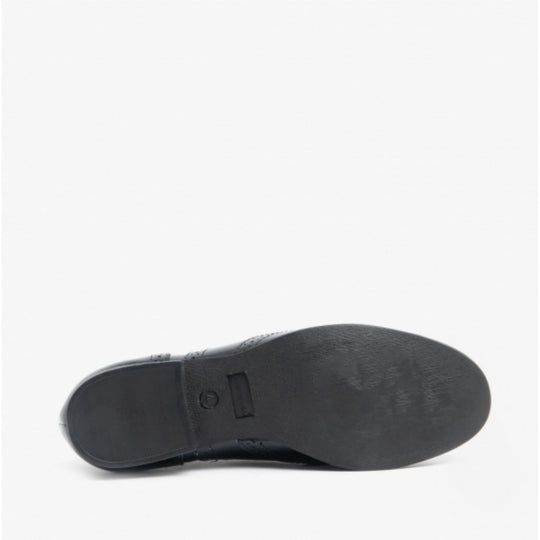 Hush Puppies KADA Girls School Shoes Black Patent