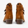 Hush Puppies JENNA Womens Leather Ankle Boots Tan