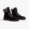 Hush Puppies FLORENCE Womens Leather Ankle Boots Black