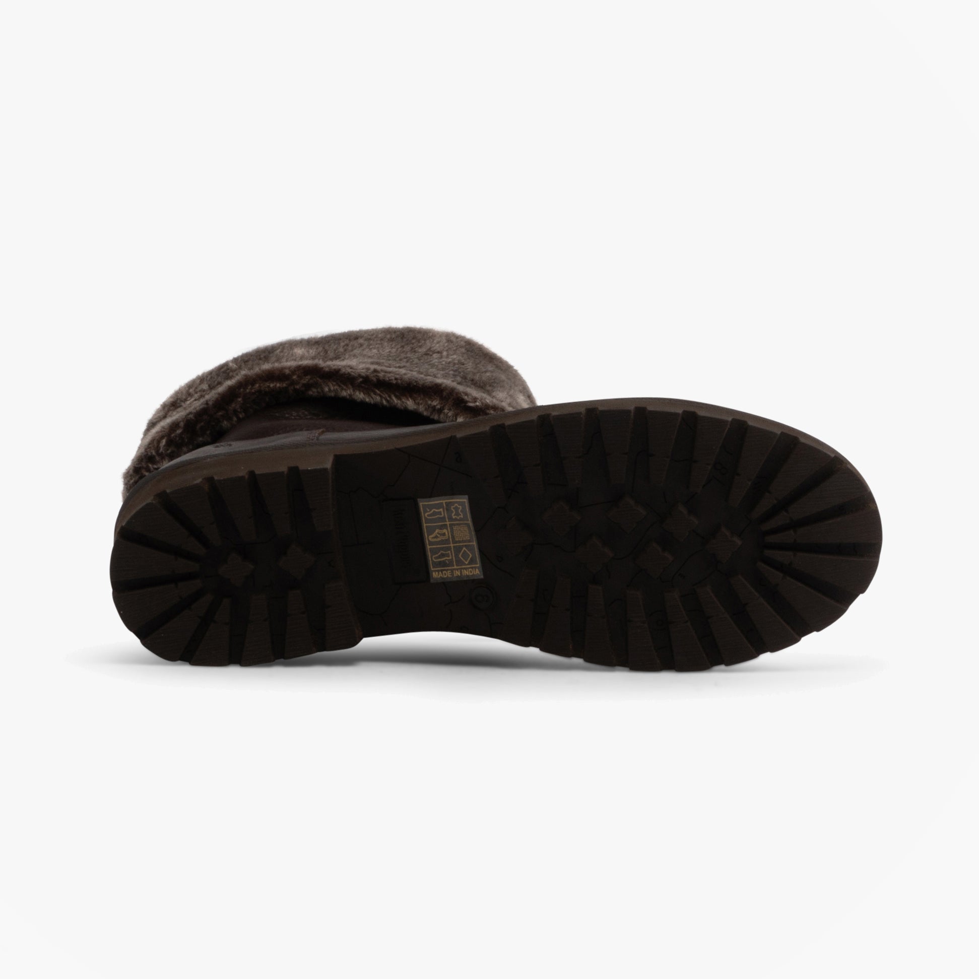 Hush Puppies ALICE Womens Leather Mid-Height Boots Tan