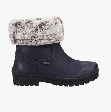 Hush Puppies ALICE Womens Ankle Boots Navy