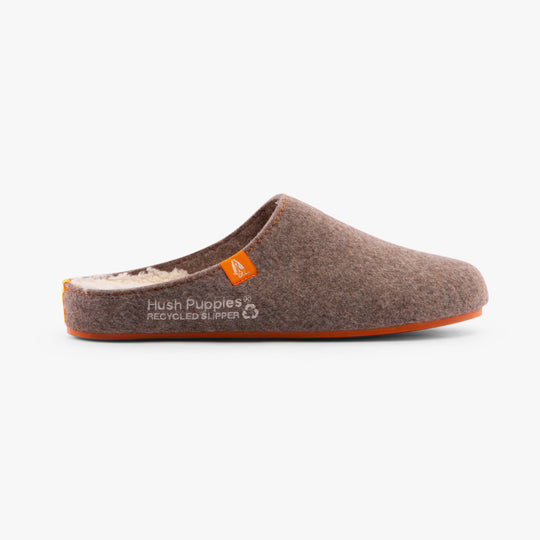 Hush Puppies THE GOOD SLIPPER Mens Slippers Brown