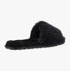 Hush Puppies PRUE Womens Faux Fur Slippers Black