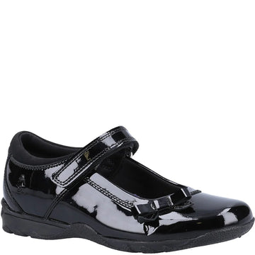 Hush Puppies CARRIE Girls School Shoes Black