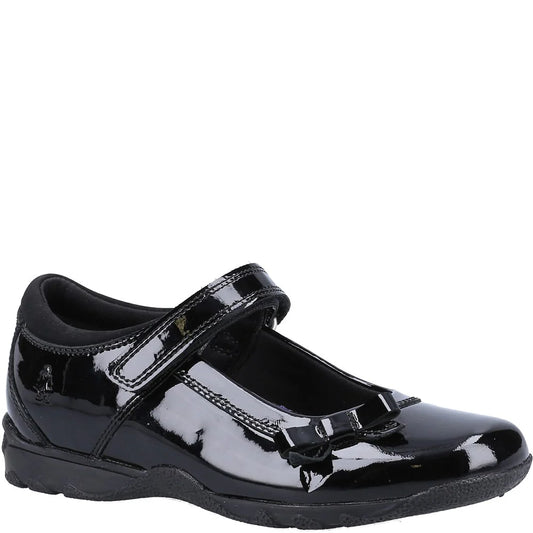 Hush Puppies CARRIE Girls School Shoes Black