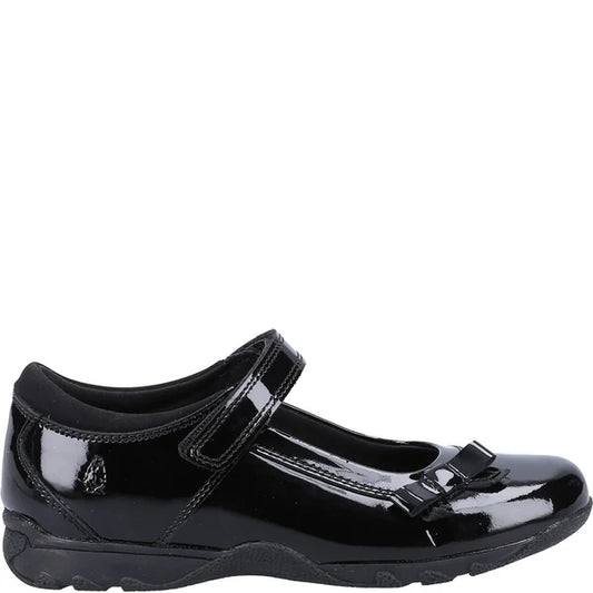 Hush Puppies CARRIE Girls School Shoes Black