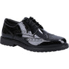 Hush Puppies VERITY BROGUE Girls Shoes Black Patent