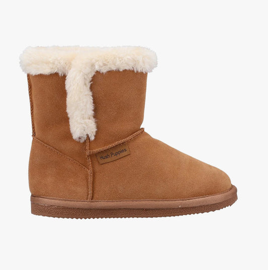 Hush Puppies ASHLYNN SLIPPER Girls Slippers Tan
