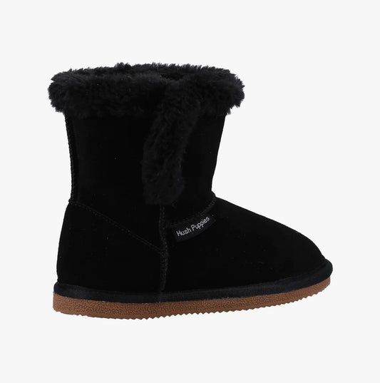 Hush Puppies ASHLYNN SLIPPER Girls Slippers Black