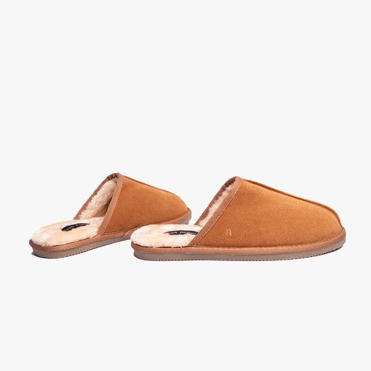 Hush Puppies COADY SLIPPER Classic Mens Slippers Tan