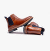 Hush Puppies JUSTIN Mens Chelsea Boots Tan