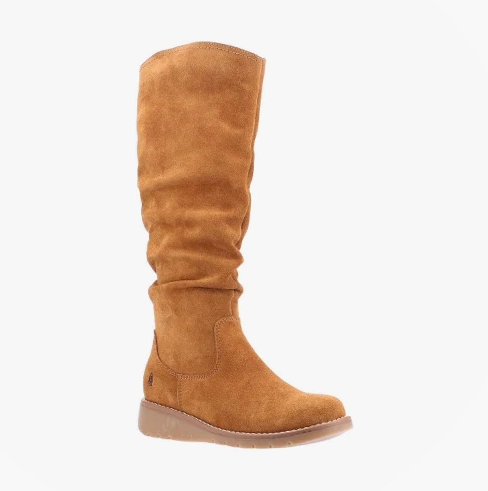 Hush Puppies LUCINDA Womens Suede Boots Tan