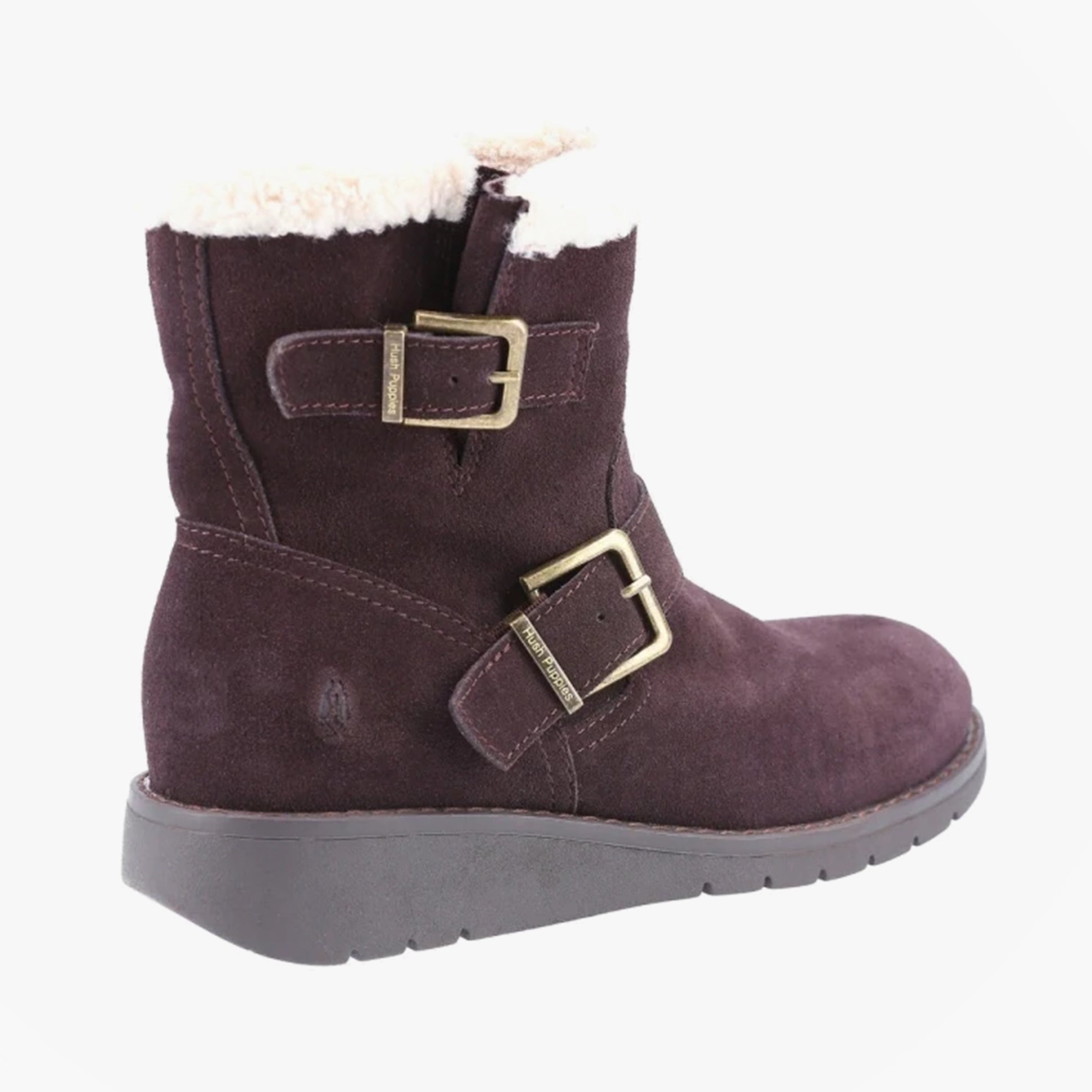 Hush Puppies LEXIE Womens Suede Boots Brown