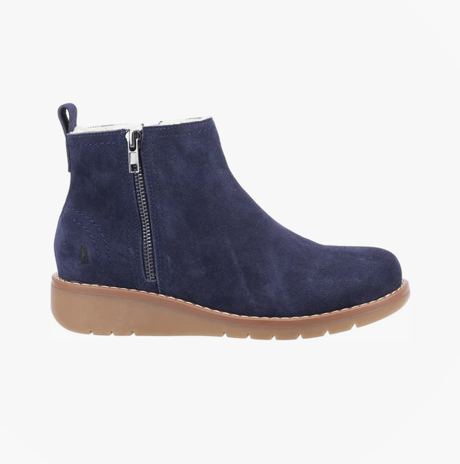 Hush Puppies LIBBY Womens Suede Boots Navy
