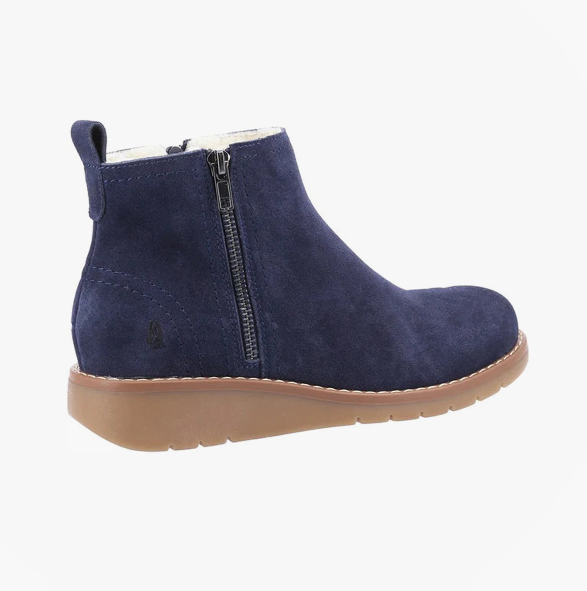 Hush Puppies LIBBY Womens Suede Boots Navy