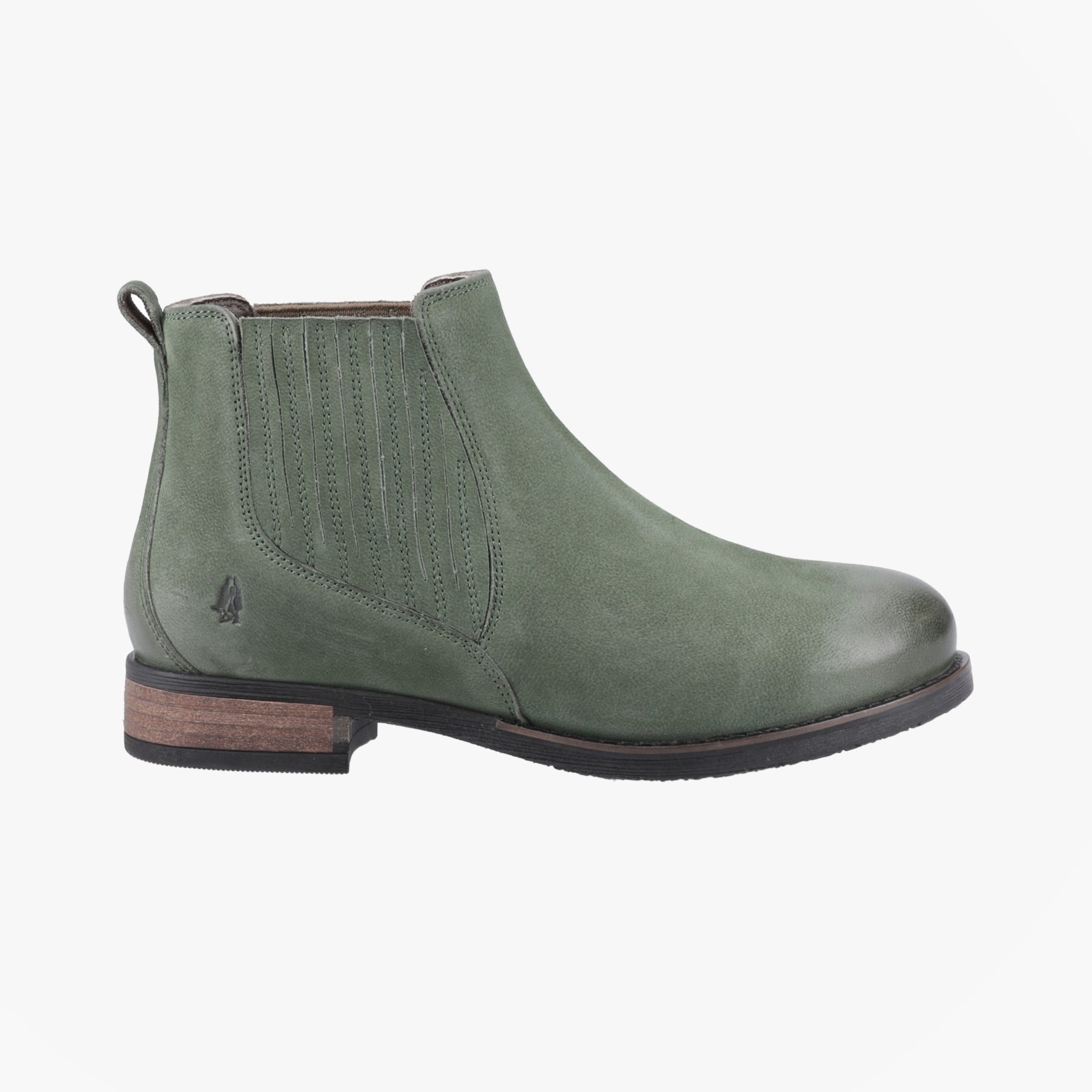 Hush Puppies EDITH Womens Ankle Chelsea Boots Green