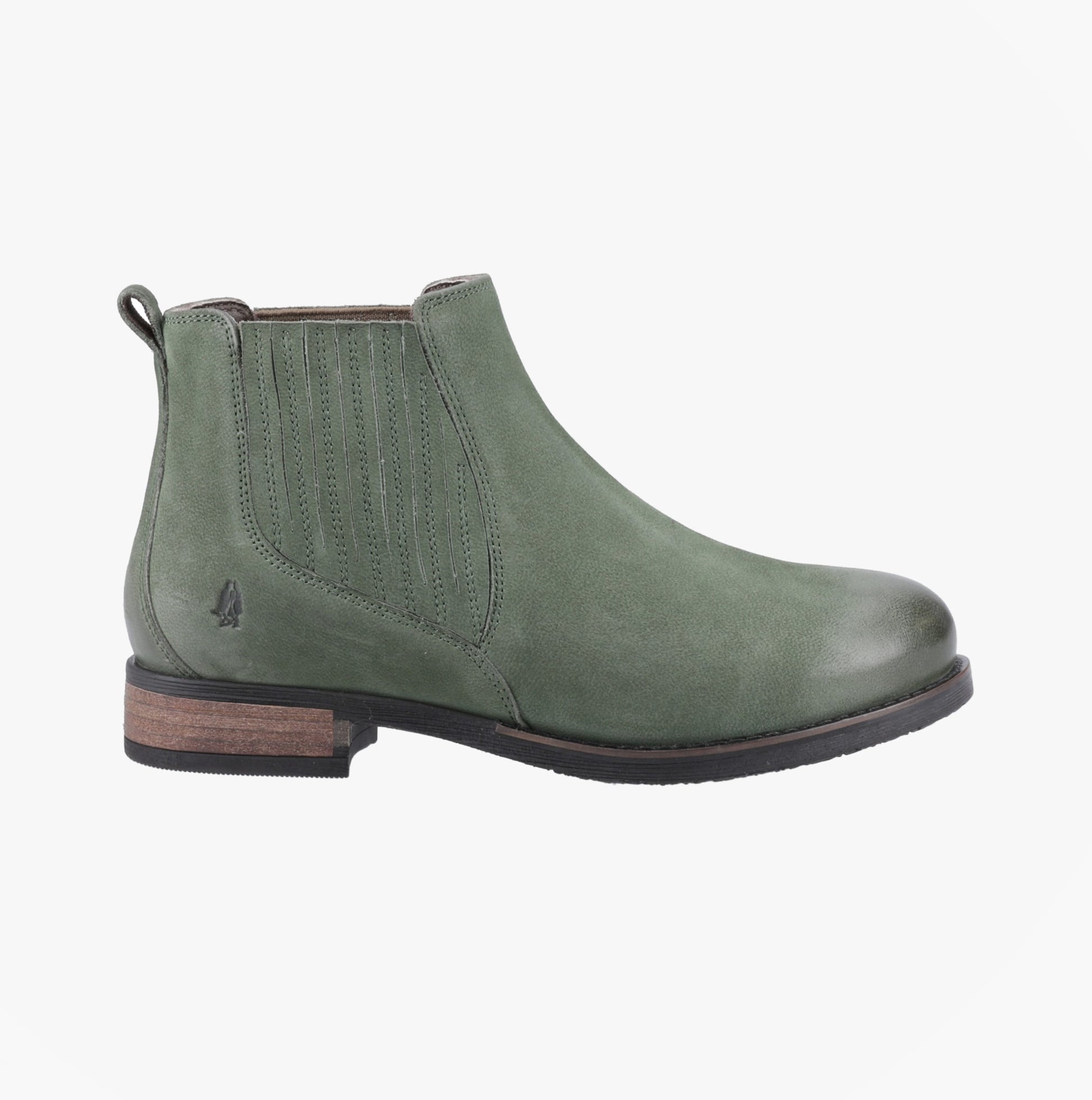 Hush Puppies EDITH Womens Ankle Chelsea Boots Green