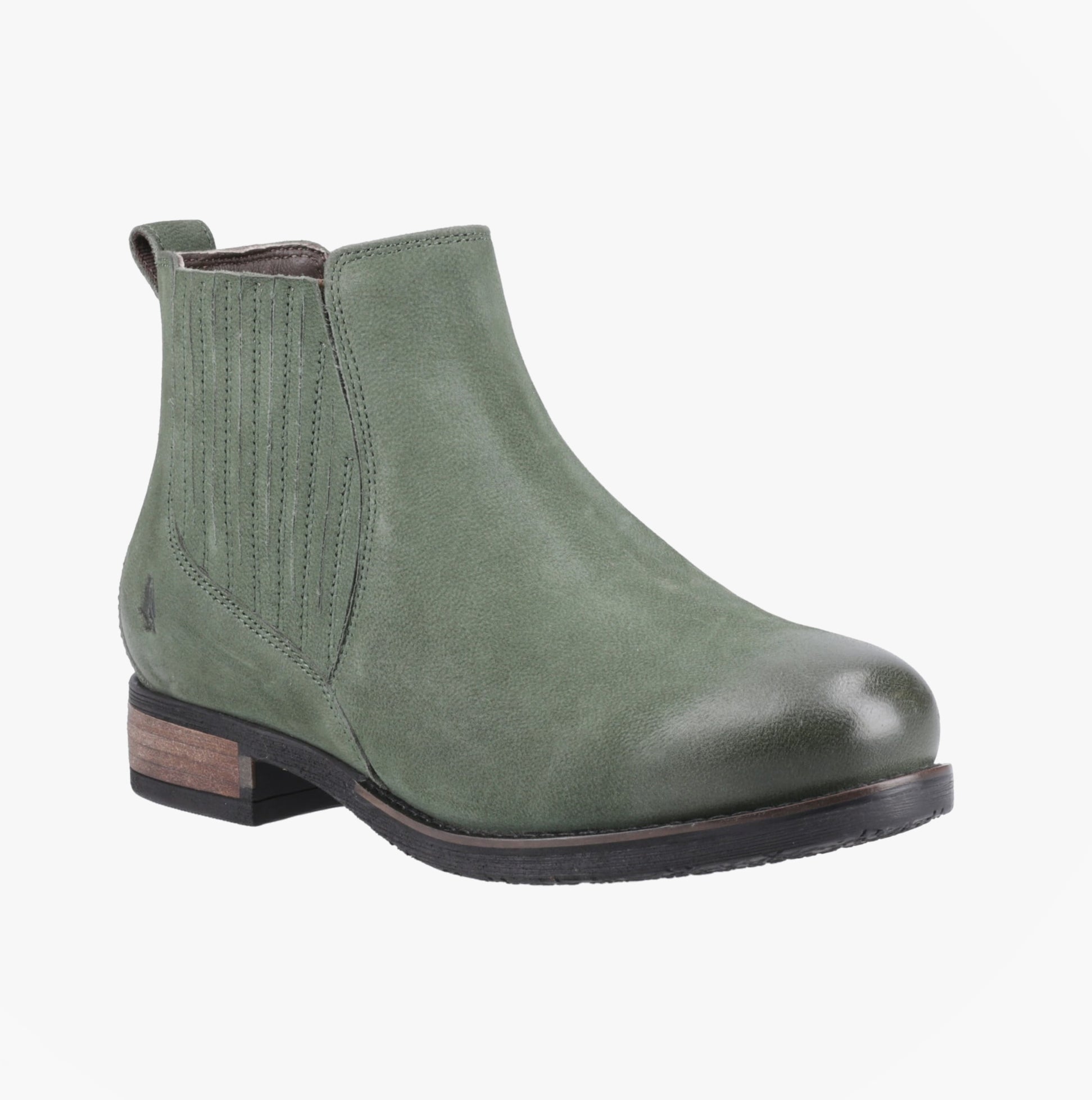 Hush Puppies EDITH Womens Ankle Chelsea Boots Green