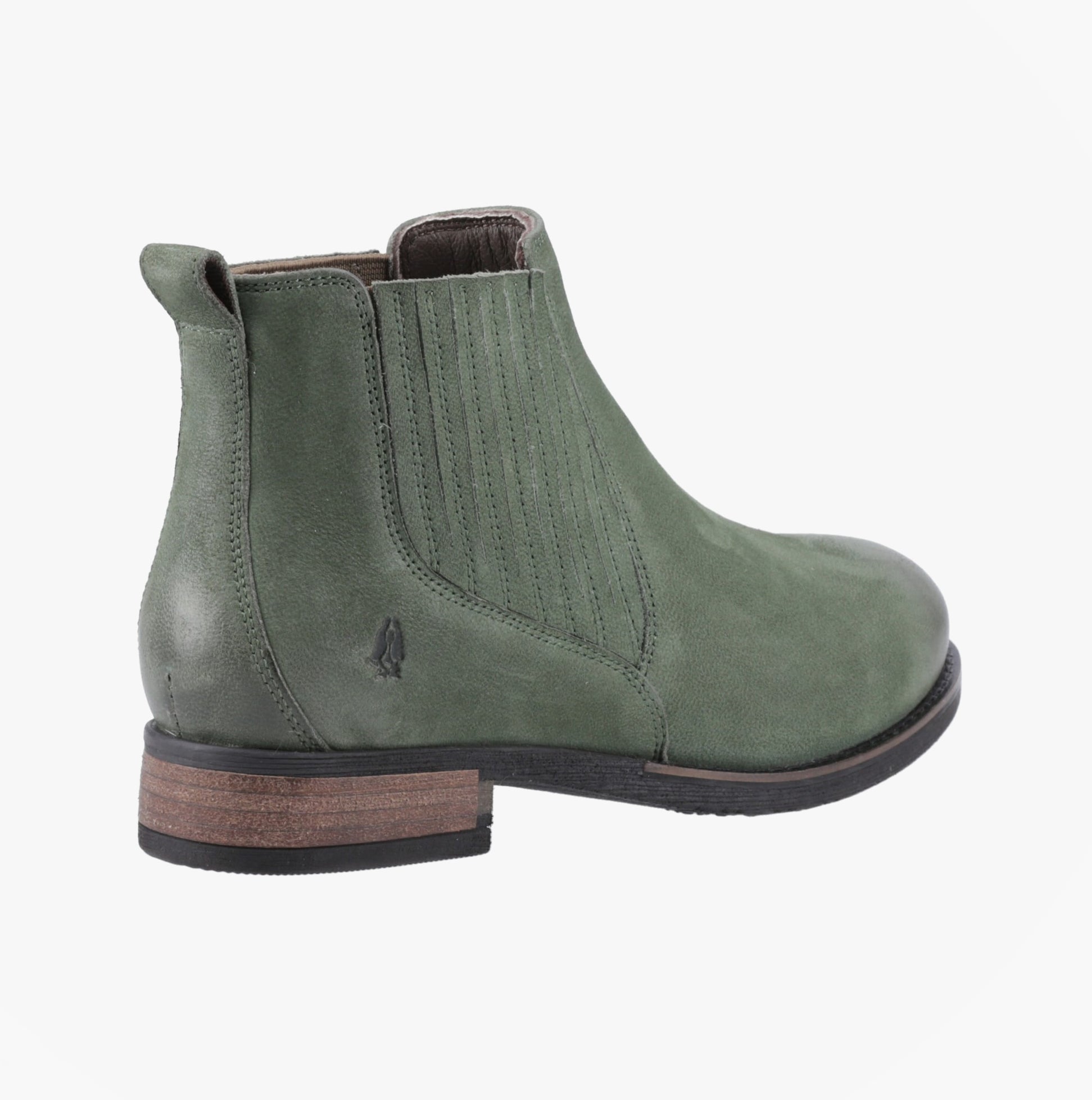 Hush Puppies EDITH Womens Ankle Chelsea Boots Green