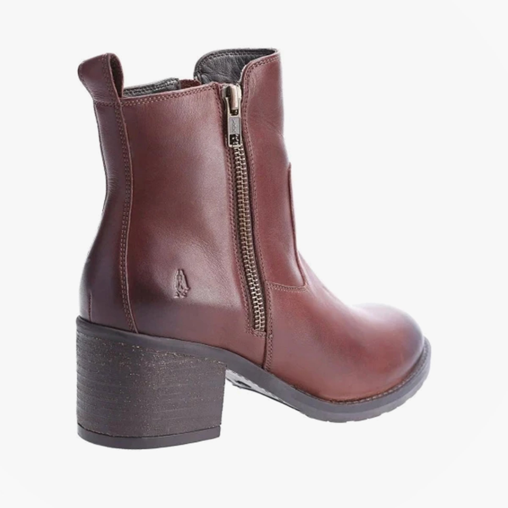 Hush Puppies HELENA Womens Leather Boots Brown