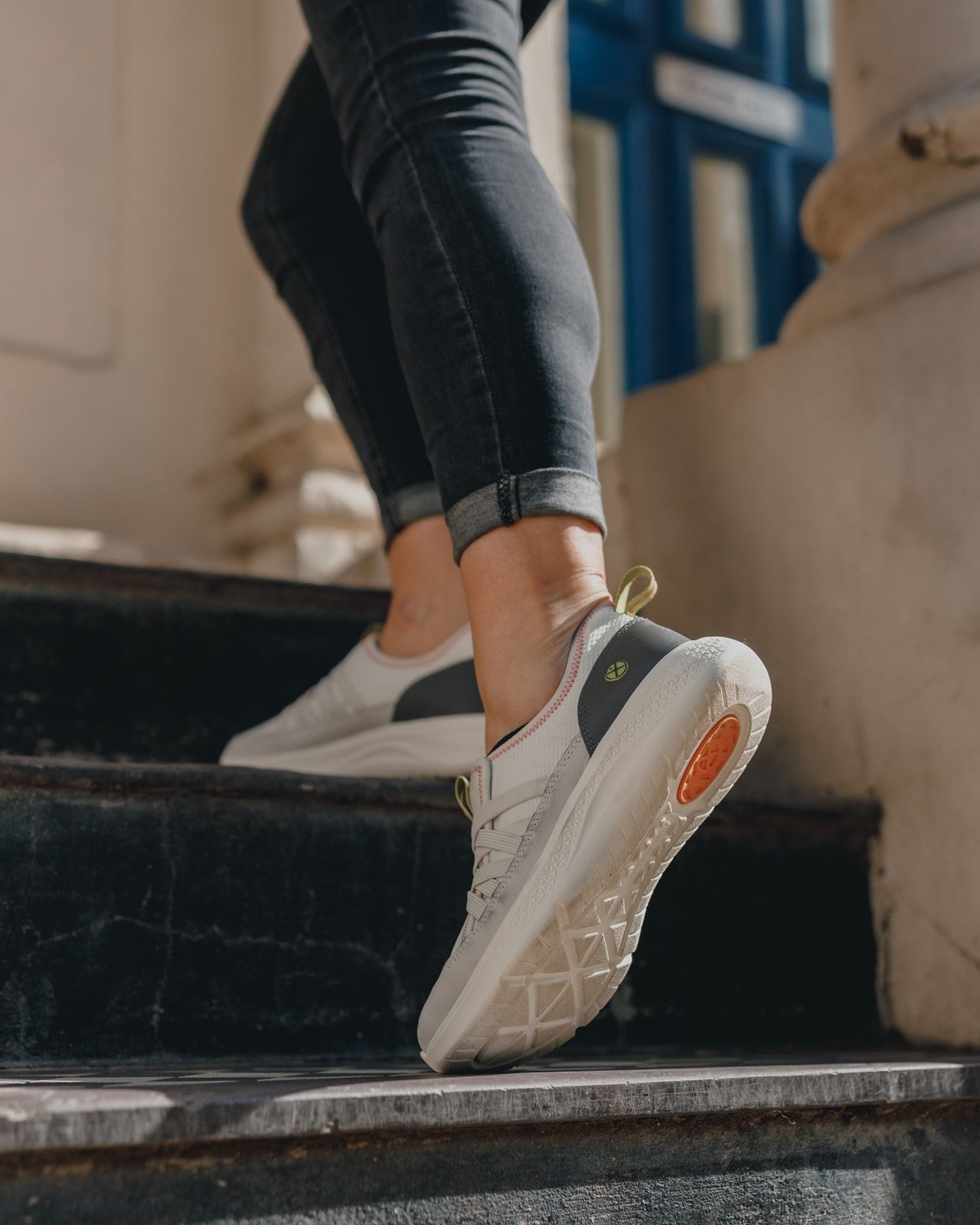 Hush Puppies ELEVATE STEP IN Ladies Trainers White