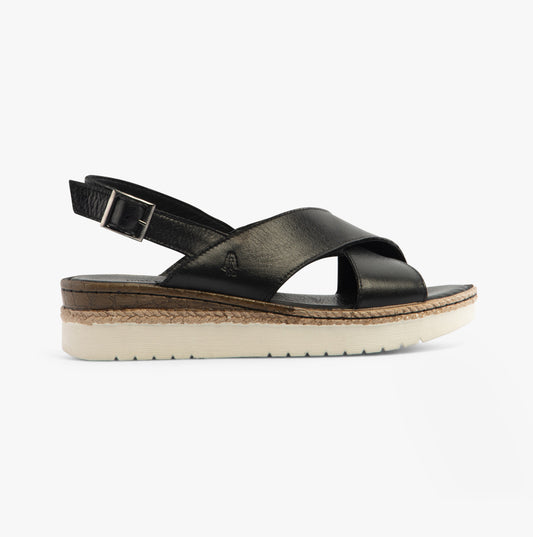 Hush Puppies SAPHIRA Womens Slingback Sandals Black