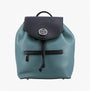 Hush Puppies MONA Womens Back Packs Light Turquoise front view with drawstring closure and adjustable straps.