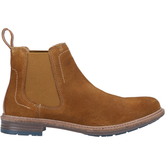 Hush Puppies JUSTIN SUEDE Mens Boots Tan Suede