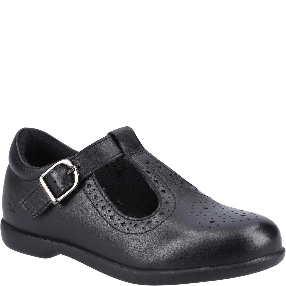Hush Puppies BRITNEY Girls Shoes Leather Black