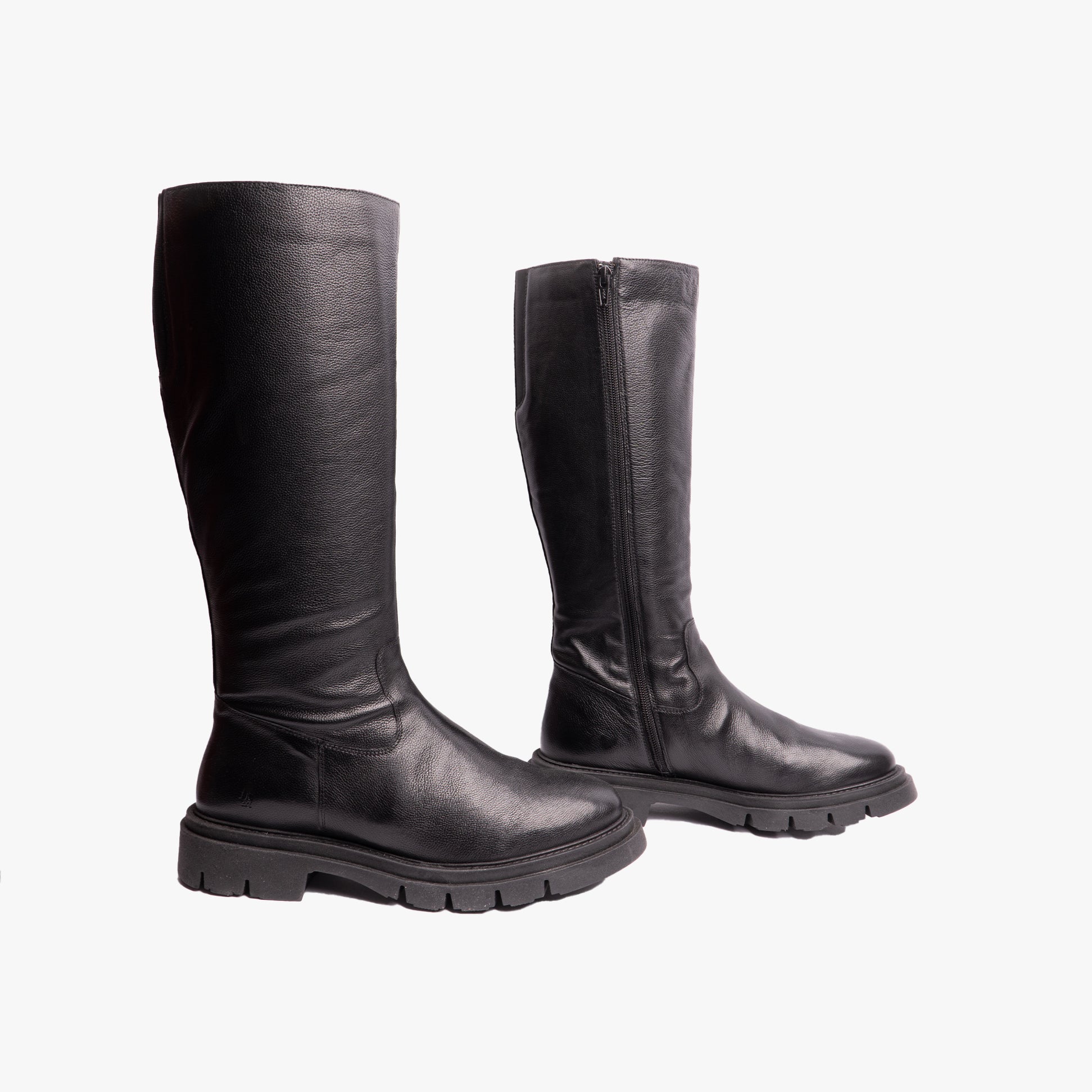 Hush Puppies ROWAN Womens Long Boots Black