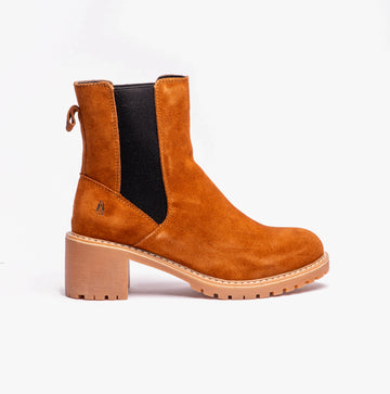 Hush Puppies FREDA CHELSEA Womens Ankle Boots Tan