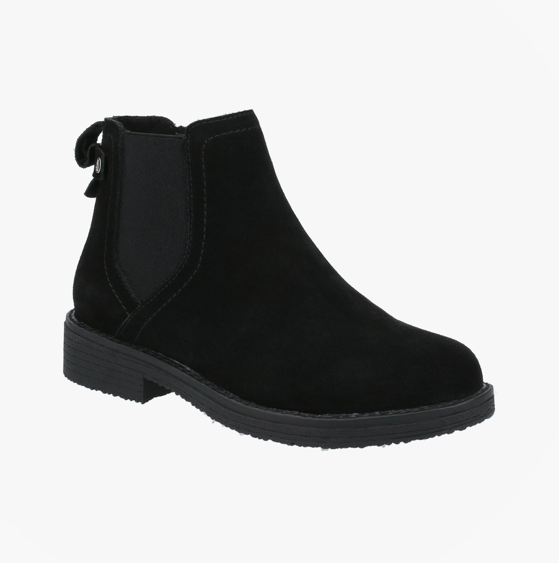 Hush Puppies MADDY WIDE Womens Leather Chelsea Boots Black