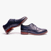 Hush Puppies NATALIA Womens Leather Brogues Navy