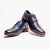 Hush Puppies NATALIA Womens Leather Brogues Navy