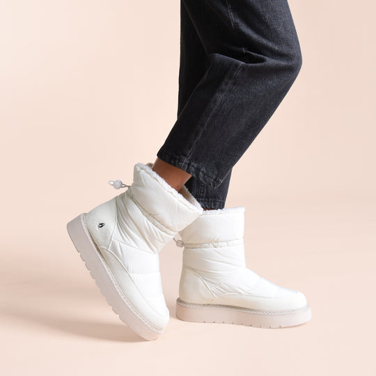 Hush Puppies HUSH PUFFIES Classic Womens Slippers White