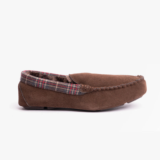 Hush Puppies ANDREAS Classic Mens Slippers Brown