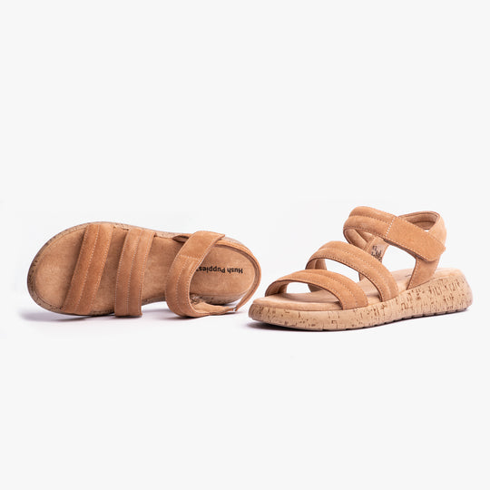Hush Puppies SKYE Womens Sandals Tan