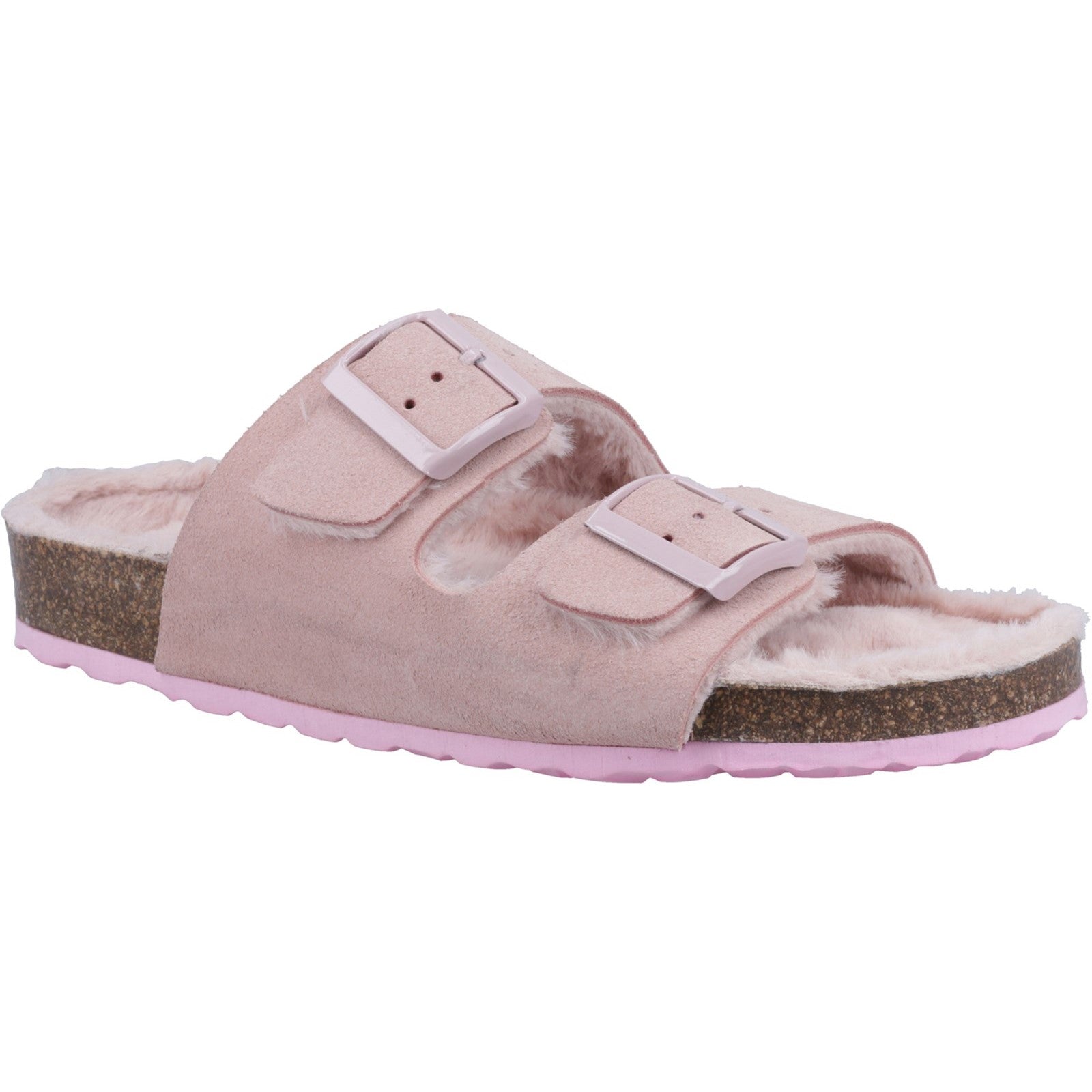 Hush Puppies JESSIE Ladies Slippers Light Pink