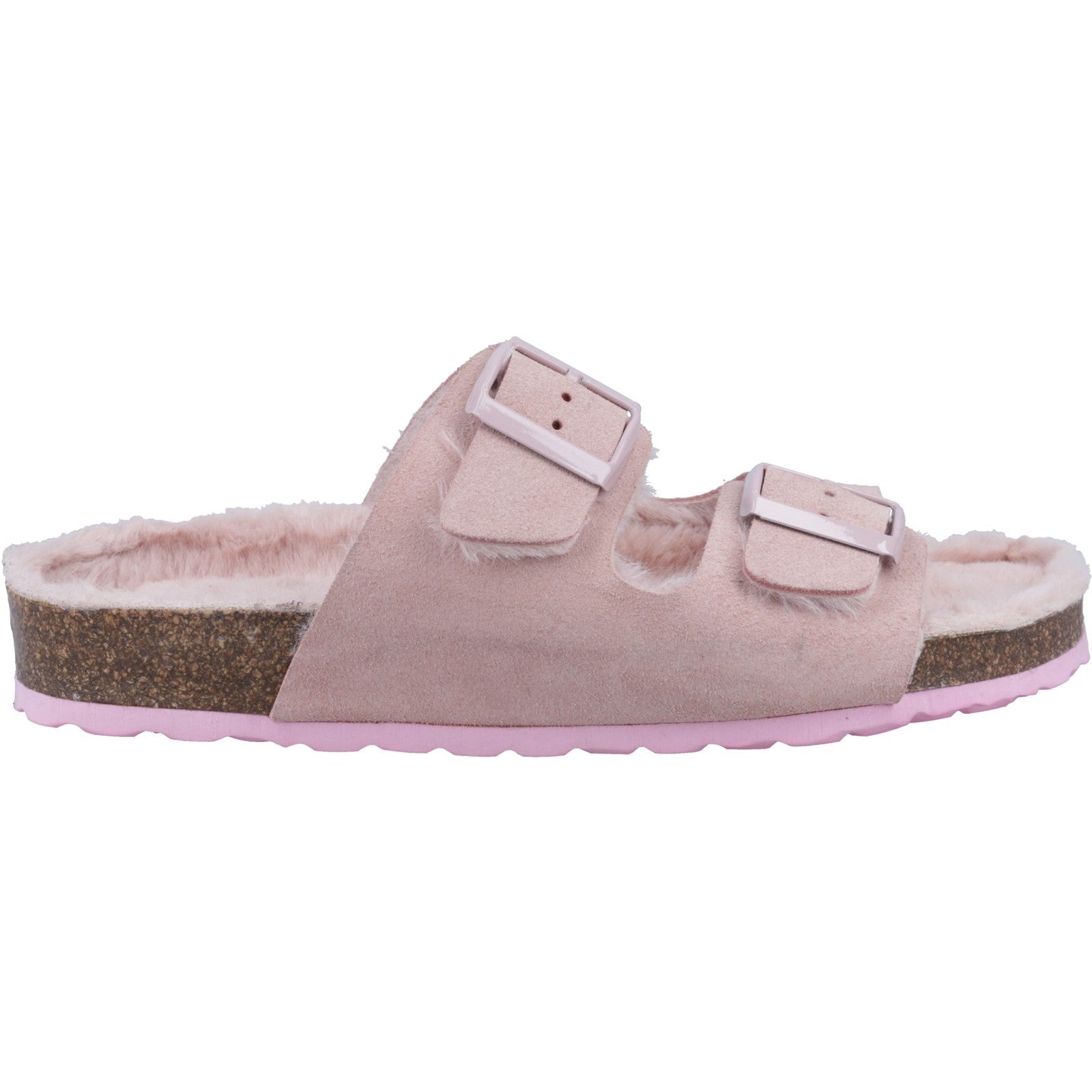 Hush Puppies JESSIE Ladies Slippers Light Pink