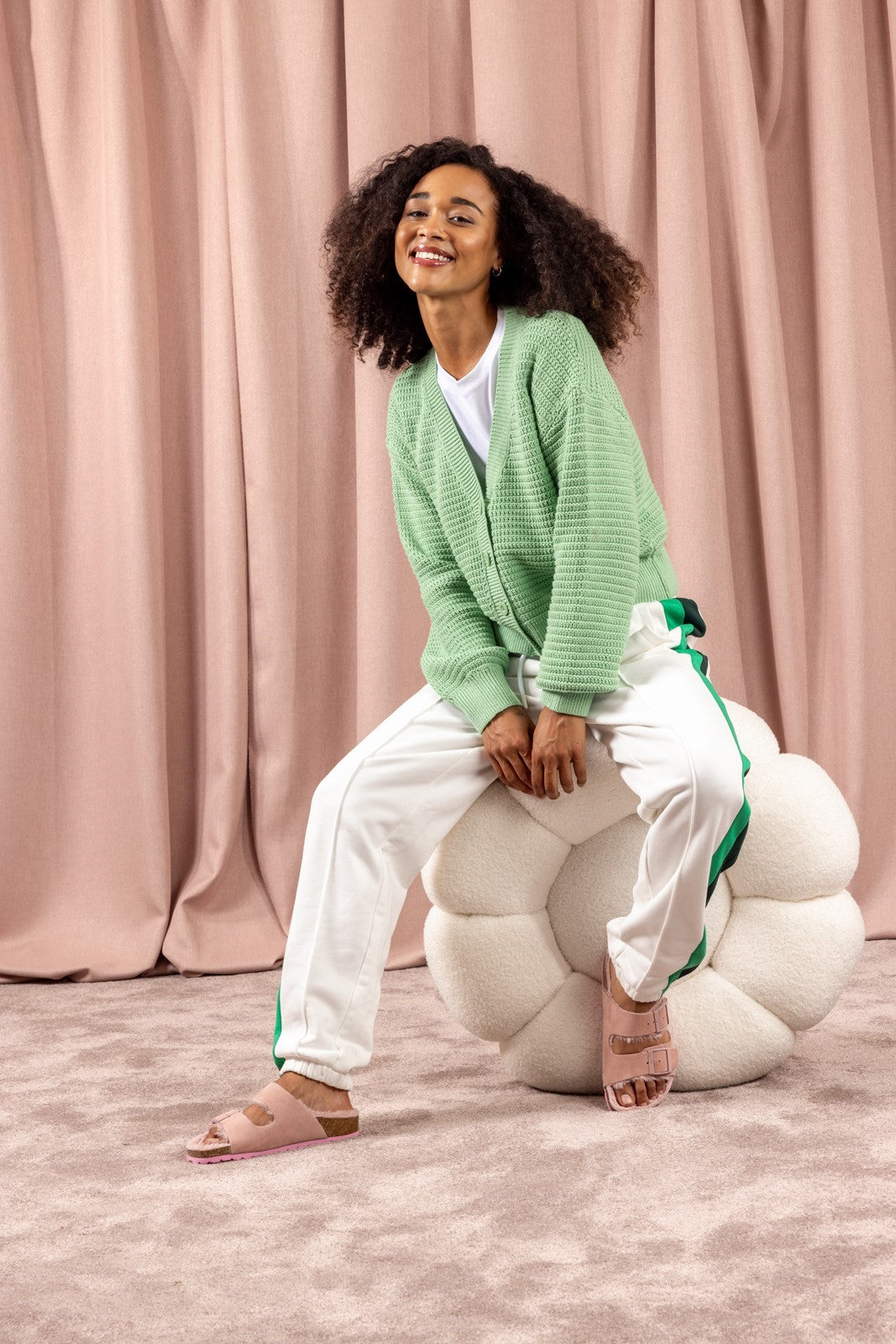 Hush Puppies JESSIE Ladies Slippers Light Pink