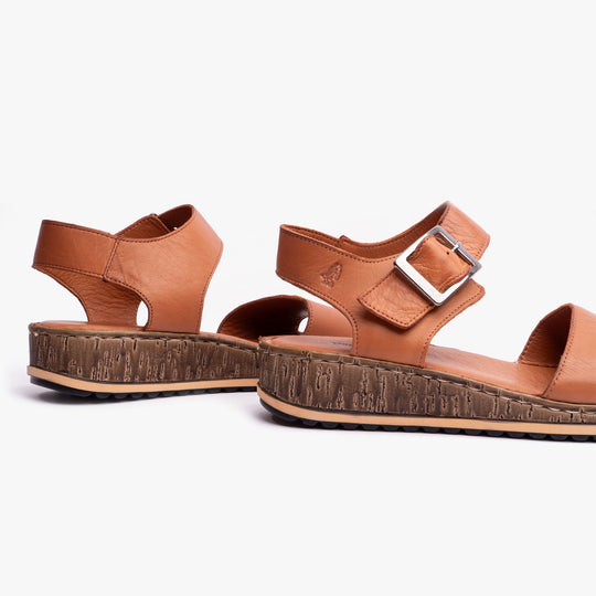 Hush Puppies ELLIE Womens Sandals Tan