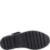 Hush Puppies FIONA Girls Leather School Shoes Patent Black