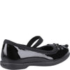 Hush Puppies BETTY PATENT JNR Girls Shoes Black