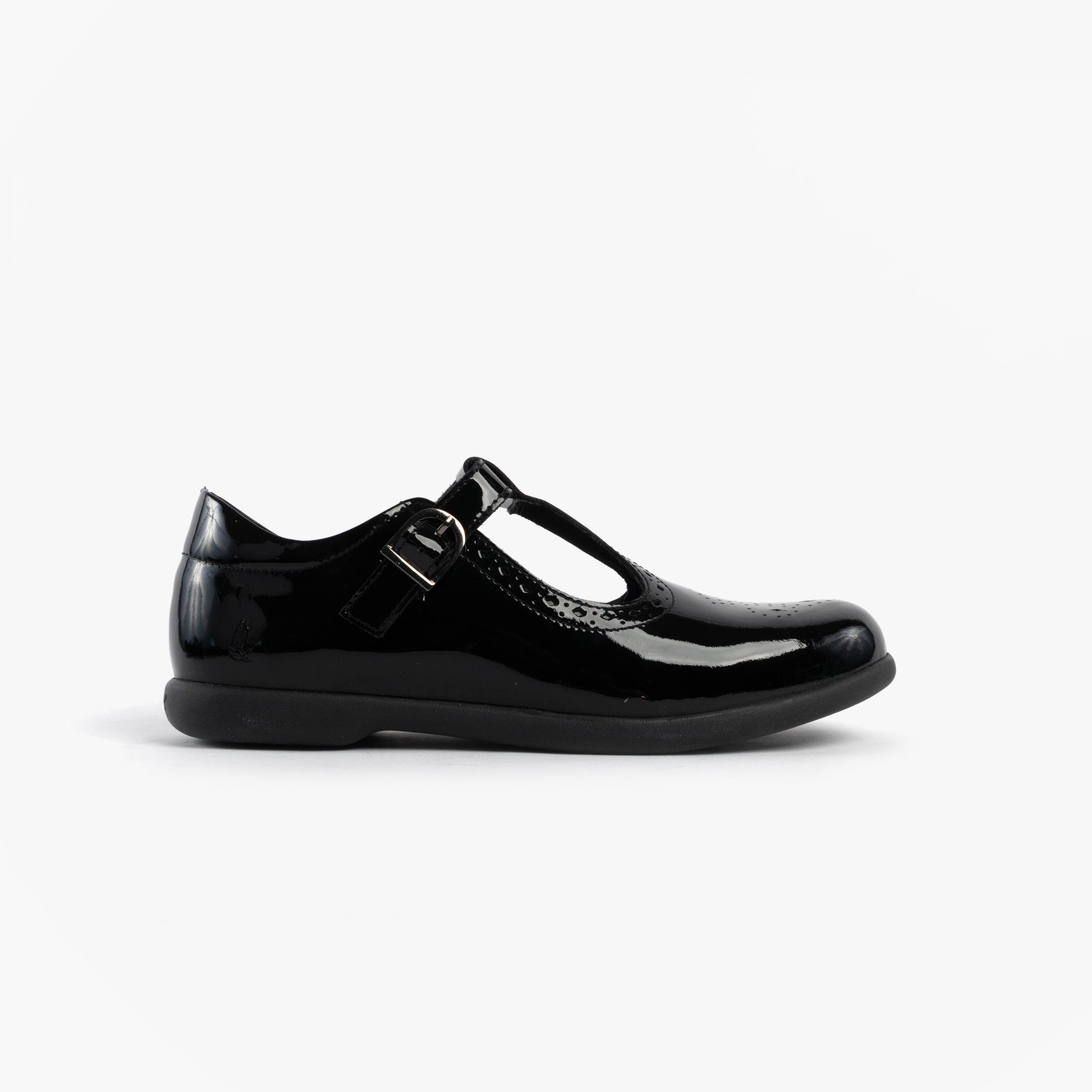 Hush Puppies BRITNEY PATENT Girls Shoes Black