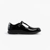 Hush Puppies BRITNEY PATENT Girls Shoes Black
