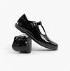 Hush Puppies BRITNEY PATENT Girls Shoes Black