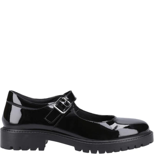 Hush Puppies AURORA PATENT Girls Shoes Black