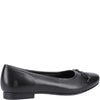 Hush Puppies EVIE Girls Leather School Shoes Black